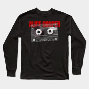 alice cooper ll cassette Long Sleeve T-Shirt